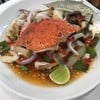 ยำปูม้า สุก + ดิบ
