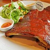 สเต๊กซี่โครงหมูย่าง เนื้อนุ่มๆที่หมักรสชาติมาเข้มข้นอร่อย