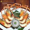 กุ้งแม่น้ำทอดราดน้ำปลา กุ้งแม่น้ำทอดราดน้ำปลา