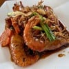 กุ้งราดซอสมะขาม