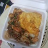 ข้าวกระเพราทะเล+หมูสับ ไข่เจียว
