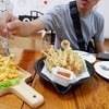 อาหารอร่อยมาก เฟร้นฟรายดับเบิ้ลชีส ,เห็ดเทมปุระ