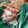 ผัดไทยวุ้นเส้นเกี๊ยวกรอบ