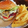 BBQ Beef Burger เบอร์เกอร์บาร์บีคิวเนื้อ
Served with french fries 
