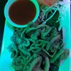 หนวดปลาหมึกทอด หนวดปลาหมึกทอด