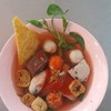 ก๋วยเตี๋ยวลูกชิ้นปลาเย็นตาโฟ ก๋วยเตี๋ยวลูกชิ้นปลาเย็นตาโฟ