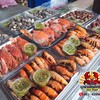 กุ้งเป็นๆ อาหารทะเลสดๆ บริการปิ้งย่างฟรีพร้อมนำ้จิ้ม