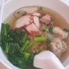ปริมาณไม่มากไม่น้อย ชามนี้เด็ดที่เส้นบะหมี่ที่เล็ก เกี๊ยวกุ้งพอดีคำมีกุ้ง2ตัวขนา