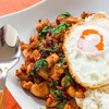 กระเพราไก่ธรรมดา 50 บาท เพิ่มไข่ดาว 10 บาท ไข่เจียว 10 บาท #รับประกันความอร่อย🍽