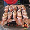 ปลาหมึกสดย่างเตาถ่านร้อนๆ เนื้อนุ่มหวานฉ่ำ