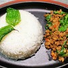 Ordered Ground Pork with Basil Leaves