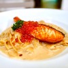 Fettuccini Ikura Cream Sauce Fettuccini Ikura Cream Sauce