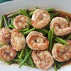 หน่อไม้ฝรั่งผัดกุ้ง