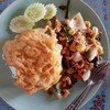 ข้าวได่ผัดเม็ดมะม่วง + ไข่เจียว 75 บาท
