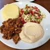 Shawarma with 3 side dishes