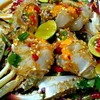 ยำปูม้าสด  100 บาท
 เผ็ดน้อย/กลาง/มาก