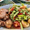ตำถั่วหมูกรอบ 