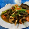 เห็ดหอมผัดกุ้งสด