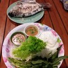 เมี่ยงปลานิลเผาชุด130_150​ปลาสดๆๆน้ำจิ้มรสเด็ดผักสดๆๆแซ่บเวอร์