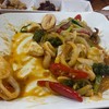 ปลาหมึกผัดไข่เค็ม