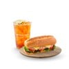 Tuna Cheddar Melt + Iced Lemon Tea (16 oz.) Tuna Cheddar Melt + Iced Lemon Tea (16 oz.)