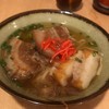 Okinawa Soba คือเส้นโซบะดีมาก นิ่มไม่อืด น้ำซุปดี กลมกล่อม ส่วนหมูชาชูคือเปื่อยล