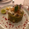Avocado and crabs
