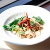 Pad krapao, with fried egg Pad krapao, with fried egg