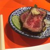 มีเนื้อย่าง Tataki ซอสพอนสึให้กินเล่นฟรี
