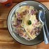 ข้าวไข่ข้น แฮม เห็ด