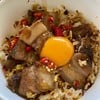 ข้าวผัดไต้ฝุ่นหน้าหมูหวานสูตรโฮมเมท