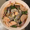 ยำกุ้งสด +add on หมูยอ 
