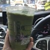Green Tea Frappuccino Soy Milk, 50% syrup
