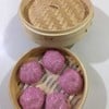 ไส้เผือกใบใหญ่ แป้งชมพู ลูกละ 10 บาท