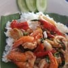 กระเพรากุ้งปลาหมึก