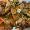 หมูกรอบผัดพริกเผา