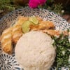 ข้าวไก่ทอดซอสมะนาว ~Deep Fried Chicken with Lime Sauce~
