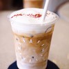 Ice rose coffe latte