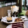 red velvet, affogato