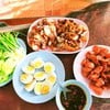 ข้าวหมูแดงหมูกรอบ