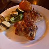 Spring chicken with grilled vegetables skewer ส่วนตัวซอสต้องสั่งแยกอีกต่างหากถ้า