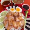 ข้าวหมูแดงหมูกรอบ พิเศษ 50บาท