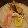 Smoked salmon with toasts and parmesan cream (150g) Smoked salmon with toasts and parmesan cream (150g)