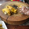 เหลืองสี ที่ใส่ เหลืองไก่ปนกัน ได้ฟิลล ไก่ต้มน้ำปลาอีกเป็นกอง