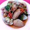 หอยลายผัดพริกเผา อร่อยดีครับ