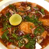 สั่งยำแซลมอนปลาร้ามากิน อร่อยกว่าที่คิด น้ำยำเยอะมาก แซบมอนสดดี