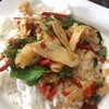 ข้าวผัดกะเพราปลาหมึก