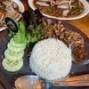 ข้าวหมูทอดกระเทียม