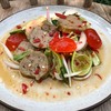ยำหมูยอไข่แดงเค็ม ยำหมูยอไข่แดงเค็ม