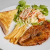 สเต๊กไก่ธรรมดา/ สเต๊กไก่บาบีคิว/สเต็กไก่พริกไทยดำ